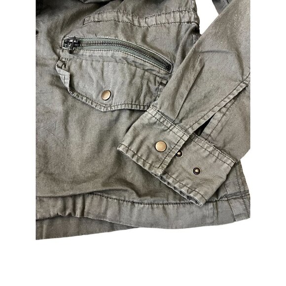 Velvet by Graham & Spencer Women's Jacket Green Army Size S - Picture 9 of 12